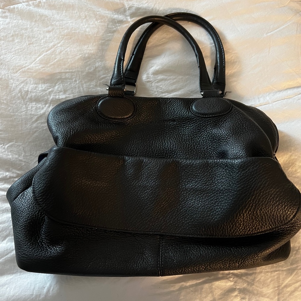 Black Pebble Leather Chalet Jourdan Purse